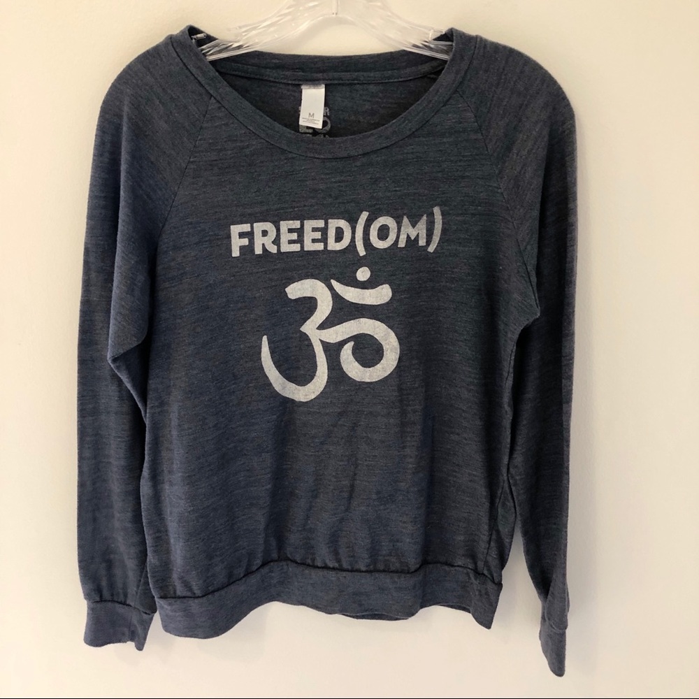 Freed Om Long Sleeve Yoga Meditation Tee